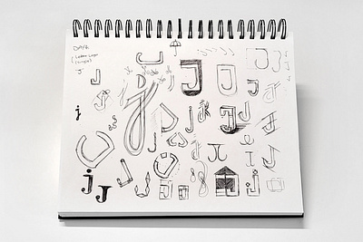 Sketches of Letter J Logo | Glassy.J Bar | DLC04 2020 bar dailylogochallenge letterj logo logodlc purple singleletter sketches