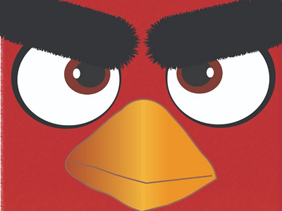 Illustration of angry birds movie as a poster angry birds animation anime blend cartoon children color effect english illustration illustrator kids mbc mbc2 mbc3 movie poster sketch sony pictures sony pictures animation