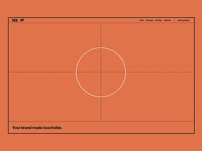 Appart website Ⓒ2022 appart branding interactive orange portfolio ui web design webflow