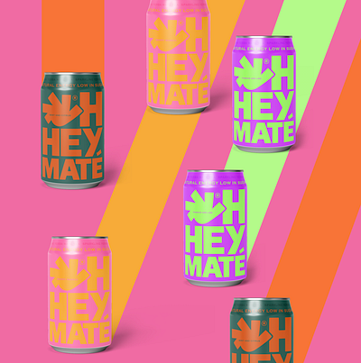 OH HEY MATÉ advertising campaign branding candesign design drinkbranding energy drink logo logodesign maté yerba mate