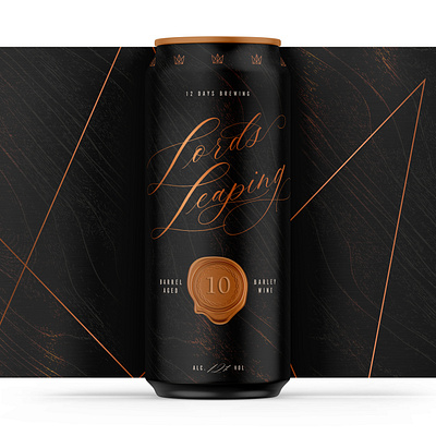 12 Days of Brewing :: 10 Lords A-Leaping cpg design holiday packaging