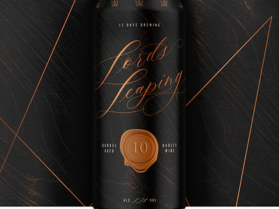 12 Days of Brewing :: 10 Lords A-Leaping cpg design holiday packaging