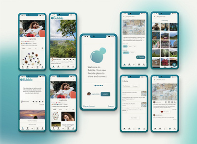 DribbleShot data privacy ethics neomorphism neumorphic neumorphism social app social media