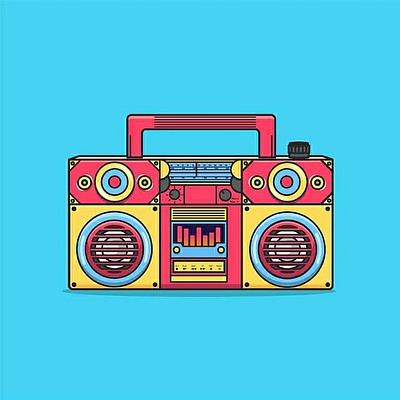 Boom Box flat design illustrator vector illustrator vector vector flat design illustration vector flat design illustrator vector flat illustrator design vector illustration vector illustration flat design vector illustrator vectorart