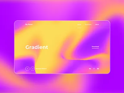 Painter art concept design services gradient service ui ui design ux web web design