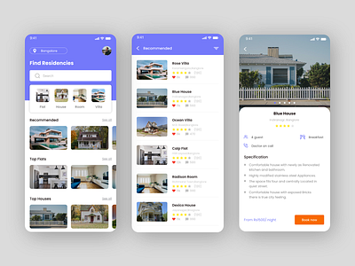 Find Residencies App android android app design app branding design ios ios app design ui ux ux design ux ui web