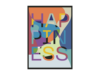 Happiness 2d animation colours design flat illustration letters logo motion ui