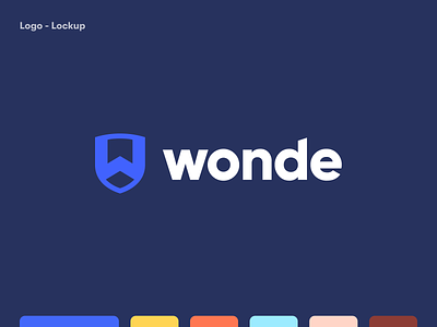 Wonde - Visual Identity brand branding crayon education illustration school scribble shield vector wonder