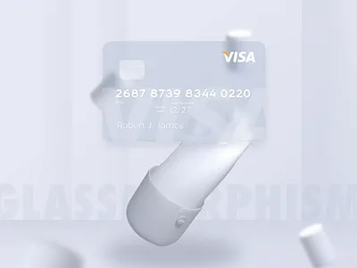 GLASSMORPHISM Concept 3d after effect aftereffects android animation card cards ui creditcard ios mobile mobile app motion ui ui design uiux ux ux design