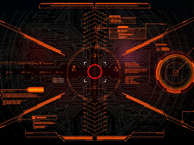 Futuristic VR Head-up Display Design. Sci-Fi Helmet HUD. Future board border car cockpit concept control crosshair cyber cyberpunk dashboard data design digital display fi focus frame future futuristic game