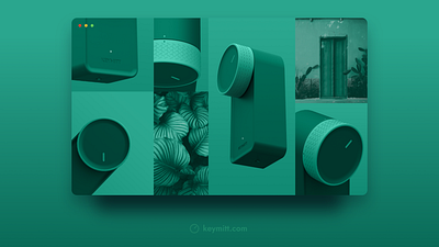 Keymitt Industrial Design clean cmf green industrial design