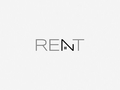 Rent logotype design graphic design illustration illustrator logo logo design logo designer logodesign logodesigner logotype rent rent logo type typo typography vector