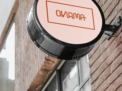 Brand Identity Okiama - Bistrot Japonais adobe illustrator agency art direction brand identity branding custom type food design graphic design illustration logo logo creation logotype minimal mockup packaging photoshop restaurant restaurant design simple typography