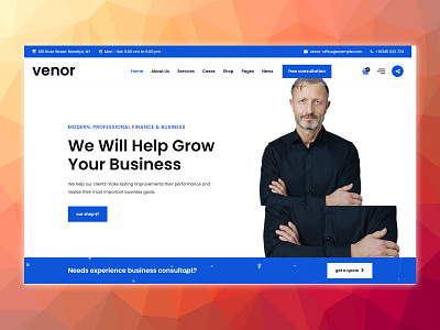 Venor - Complete website design development homepage saeed mughal