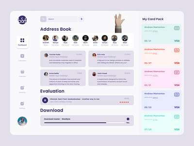 Best First Task Management Dashboard blog design colorful design dribbble invitation dribbble invite minimal typography ui web design 视觉艺术