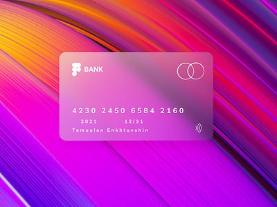 Glass Card cards ui design figmadesign