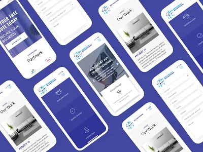 Mobile Mockups for Airsmart design vector web development webdesign wordpress