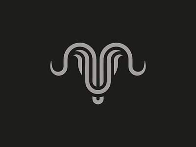 Abstract Bull abstract adobe adobe illustrator animal bison brand buffalo bull bull logo design logo minimalist simple vector