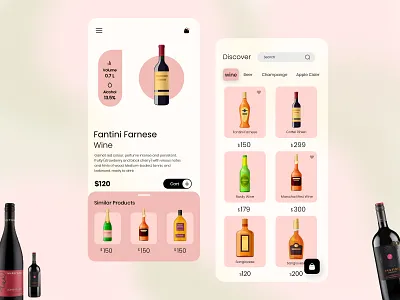 Wine 🍾 Delivery App UI alcohol app design app designer app development app ui delivery app design app mobile app mobile app design ui design ui kit ui ux ui ux design ui ux designer ui ux web user experience wine app wine design