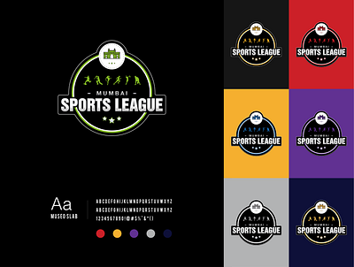 Logo Design - Mumbai Sports League brand design branding and identity branding design branding identity identity branding identity design identity designer identity system logo design logo mark logo mark design logo mark symbol logo marks logo type logotype mark trademark