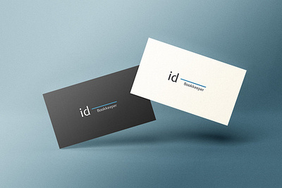 ID Bookkeeper Logo, Brand Identity and Squarespace Web Design brand identity branding clean graphic design modern typography