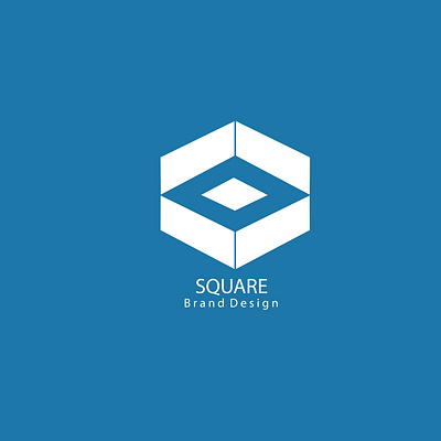 square branding design flat icon logo