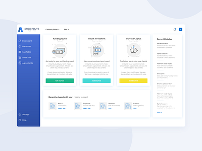 Funding Dashboard app branding dashboad dashboard design icons landing page landingpage ui webapp design