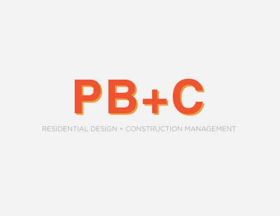 PB+C Brand Identity and Website brand identity branding clean design graphic design logo