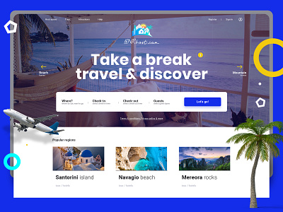 Travel website clean ui graphicdesign tarvel ui ui design ux ux design website design