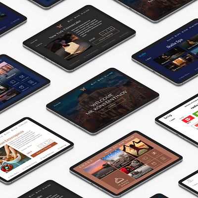 Hotel in-room system customization e commerce hotel ipad tablet ui