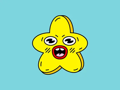 Morning Star branding design detail graphic design holographic icon illustration logo mouth night psychedelic set shiny shop star sticker stickers teeth tongue vector
