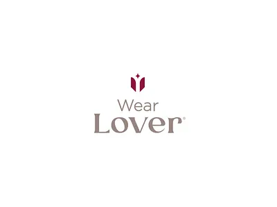 Wear Lover Logo brand branding design ecom icon illustration jewellery logo mark