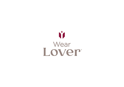 Wear Lover Logo brand branding design ecom icon illustration jewellery logo mark