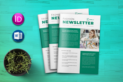 Fashion Newsletter Template Design a4 size brand design brochure design business business profile businessnewsletter creative design dribbble editorial fashion graphicdesign indesign layout minimal news newsletter newsletter design newspaper print design