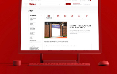 FAP Category. Design for Orgill website basovdesign branding category design distributor ecommerce ecommerce design elements hardline minimal responsive retail services shop shopping ui web webdesign website