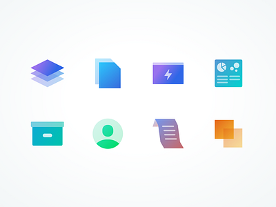 Everchron Feature Icons app colorful design everchron gradient icon icons transparent