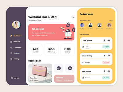 Marketplace Platform Design Concept add to cart animation buy dashboard ecommerce fashion marketplace minimal minimalist motion online shopping platform sell seller store uiux ux webdesign website