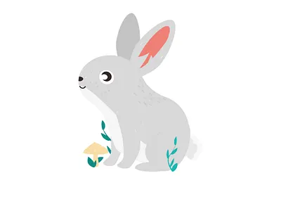 Rabbit animal animal illustration children childrens illustration illustration illustration art illustrator rabbit vector art vector illustration