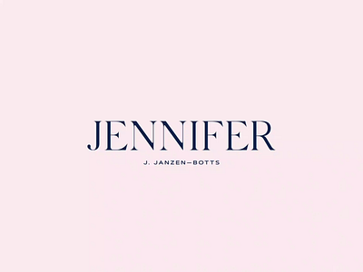 Jennifer Animated Logotype Construction animation branding california jjb logo logo construction logotype luxury motion motion graphics pacific shotebys real estate realtor residential san diego