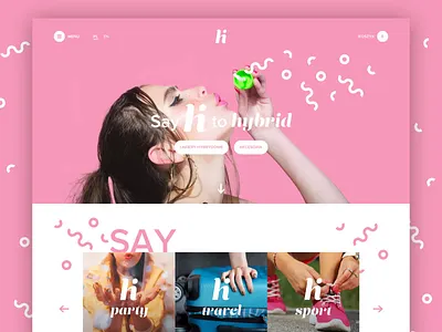 HiHybrid - eCommerce design and implementation after effects animation beauty clean design ecommerce figmadesign fresh hands hybrid lifestyle magento modern nails pastels shopware sketchapp ui ux web design
