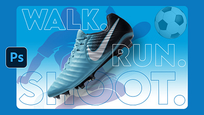 Football Shoes Banner Design banner design branding design pfxgraphics web