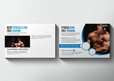 Sports Wellness Postcard Design Template design free free mockup new premium psd psd mockup