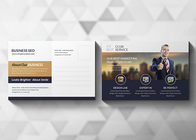 Marketing Consultant Postcard Design Template design free free mockup new premium psd psd mockup