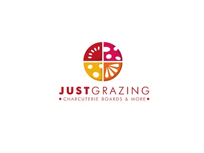 Just Grazing logotype brand branding design graphic design logo logo design logotype minimal vector
