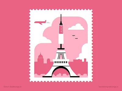 Vaccine travels 🌍 adobe beach birthday claudio barreiro coffee concert digital art digital illustration drawing gym illustration movies music needle paris stamp travel vaccine vector vector illustrations