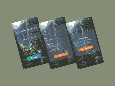 Sign Up dailyui design illustration landing ui web website