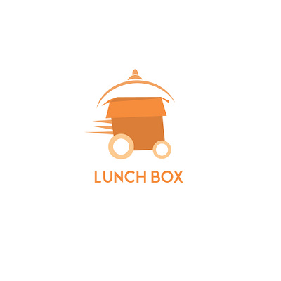 Lunch box Food delivery Logo abstract logo brand logo delivery e food e food delivery ecommerce food food delivery logo vector