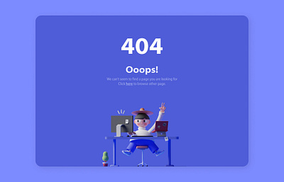 Daily UI #8: Page 404 404page app art dailyui flat illustration illustrator minimal page ui ux web