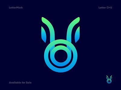 Modern Letter Mark Logo Letter O U Concepts abstract logo brand identity branding circle logo creative logo fox logo lettermark lettermark logo logo logodesign logomark logos logotype modern logo o letter o letter logo o logo u letter u letter logo u logo