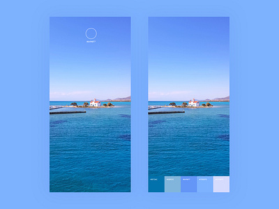 Colour Picker blue color colour dailyui dailyuichallenge design greece picker travel ui